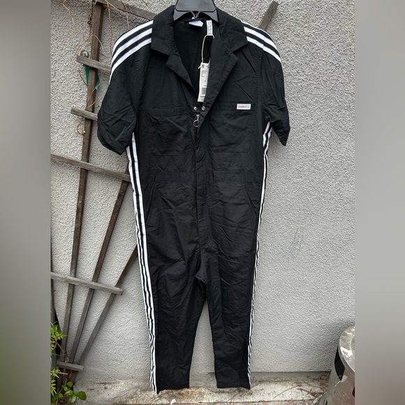 ADIDAS ORIGINAL X FIORUCCI JUMPSUIT in Black New with Tags! - Picture 9 of 15